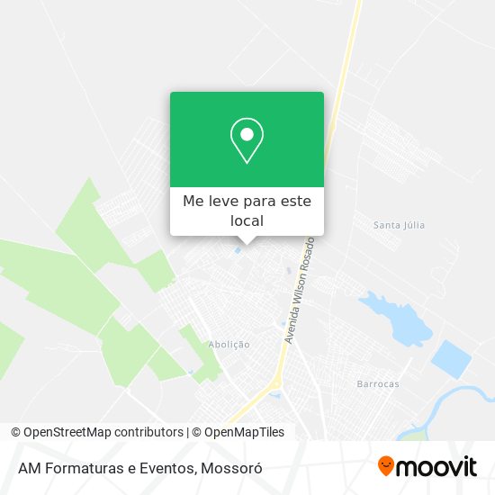 AM Formaturas e Eventos mapa
