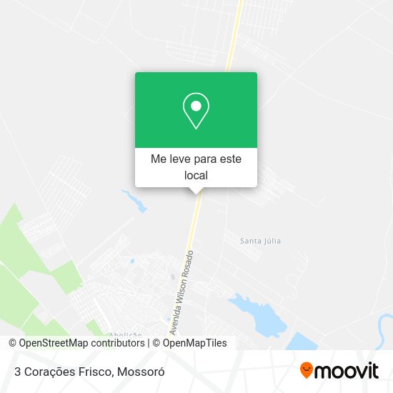 3 Corações Frisco mapa