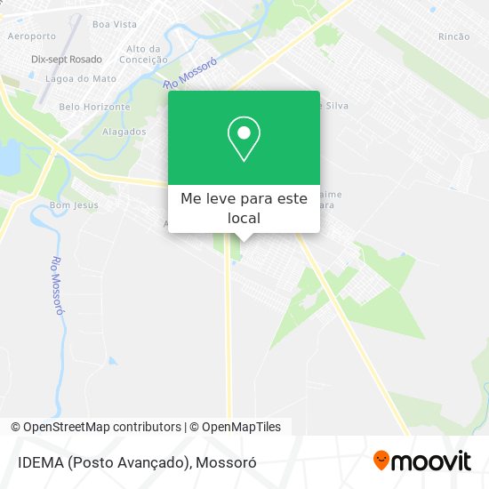 IDEMA (Posto Avançado) mapa