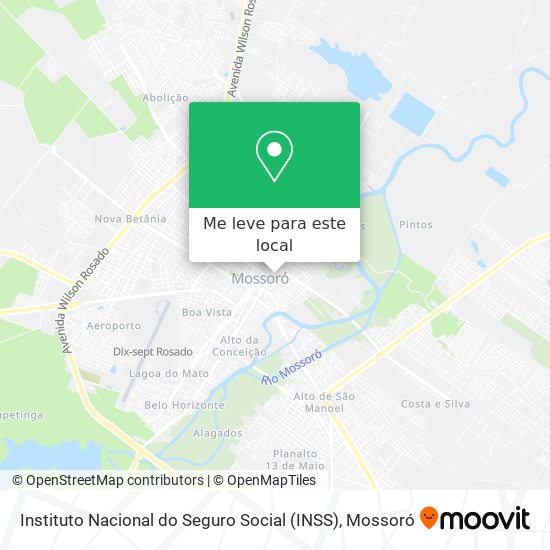 Instituto Nacional do Seguro Social (INSS) mapa