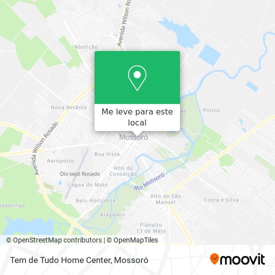 Tem de Tudo Home Center mapa