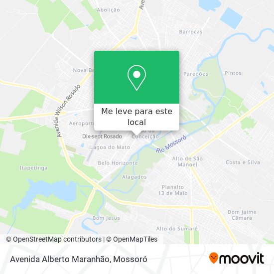 Avenida Alberto Maranhão mapa