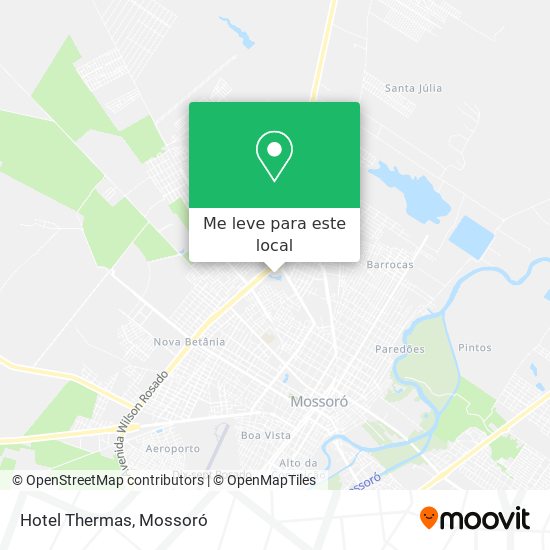 Hotel Thermas mapa