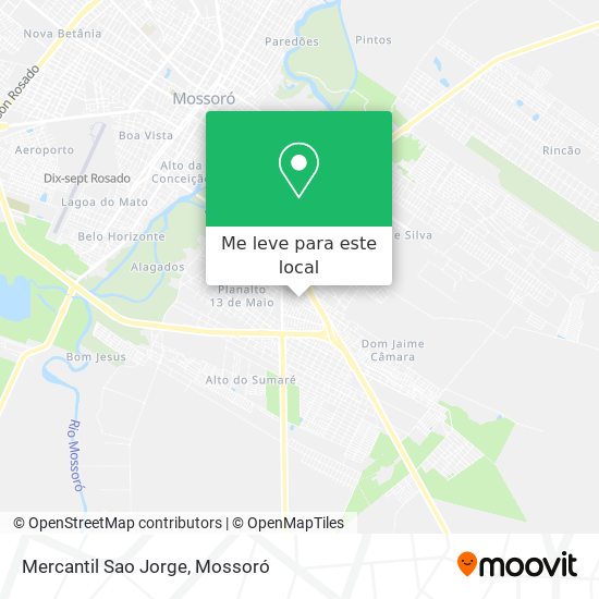 Mercantil Sao Jorge mapa