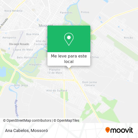 Ana Cabelos mapa
