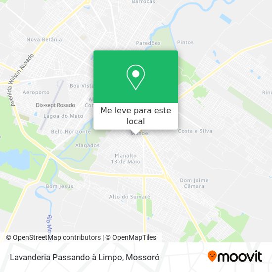 Lavanderia Passando à Limpo mapa