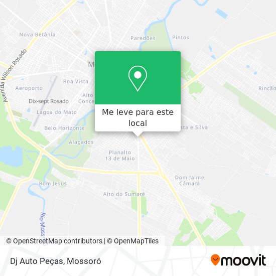 Dj Auto Peças mapa