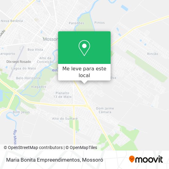 Maria Bonita Empreendimentos mapa