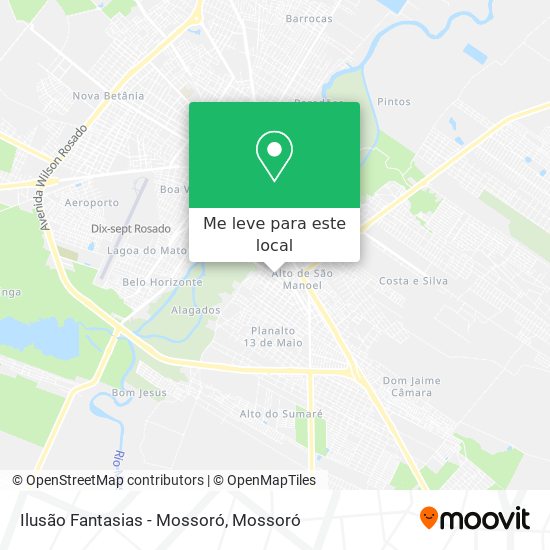 Ilusão Fantasias - Mossoró mapa