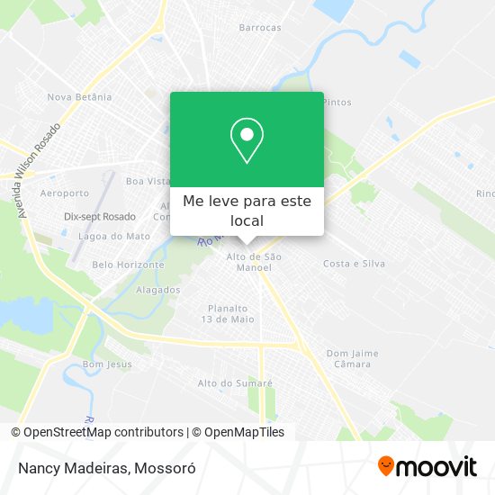 Nancy Madeiras mapa