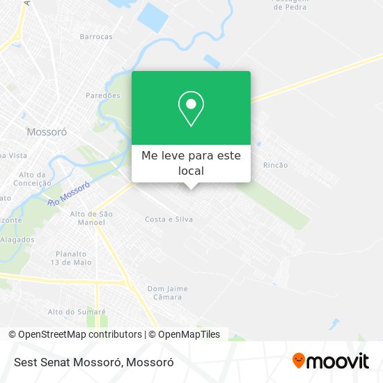 Sest Senat Mossoró mapa