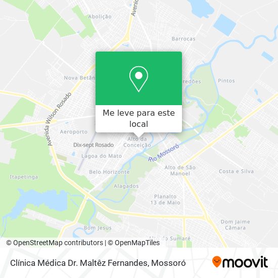 Clínica Médica Dr. Maltêz Fernandes mapa