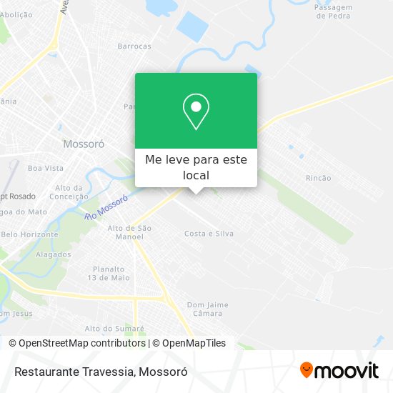 Restaurante Travessia mapa