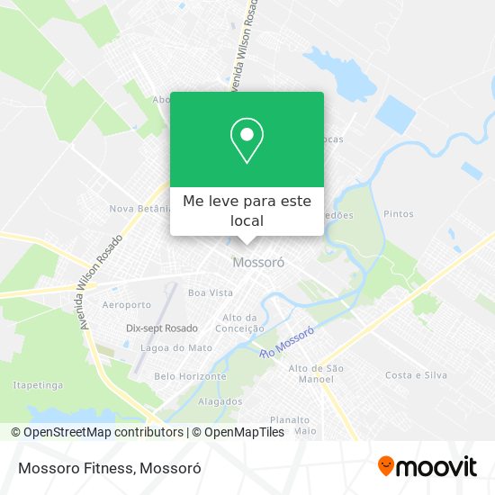 Mossoro Fitness mapa