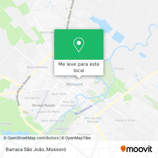 Barraca São João mapa