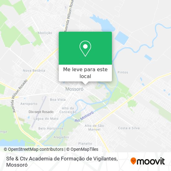 Sfe & Ctv Academia de Formação de Vigilantes mapa