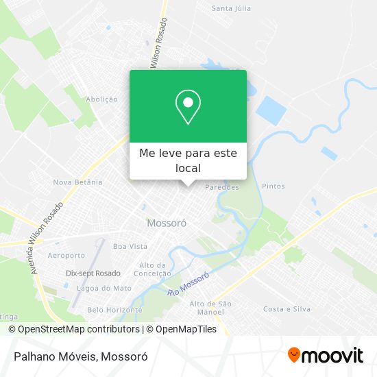 Palhano Móveis mapa