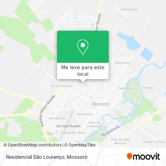 Residencial São Lourenço mapa
