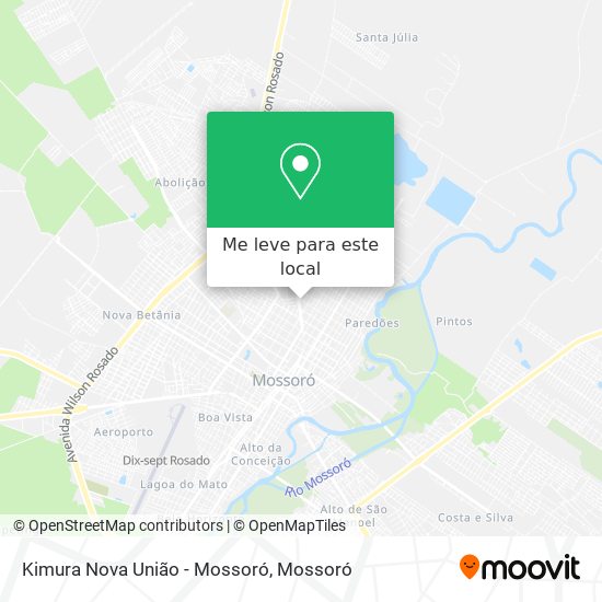 Kimura Nova União - Mossoró mapa