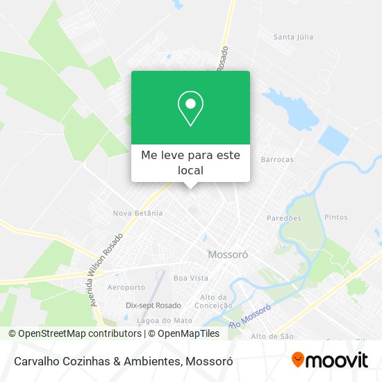 Carvalho Cozinhas & Ambientes mapa