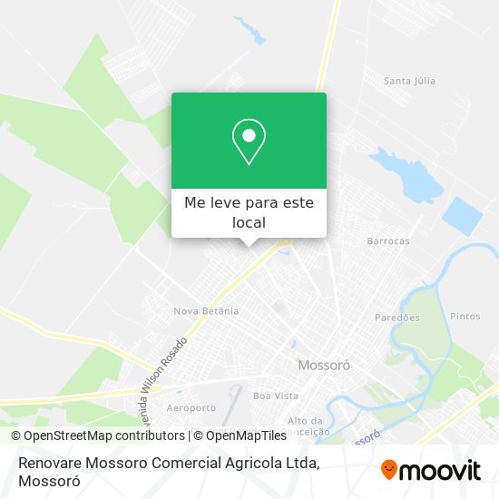 Renovare Mossoro Comercial Agricola Ltda mapa