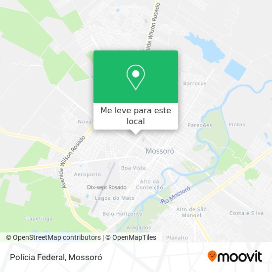 Polícia Federal mapa
