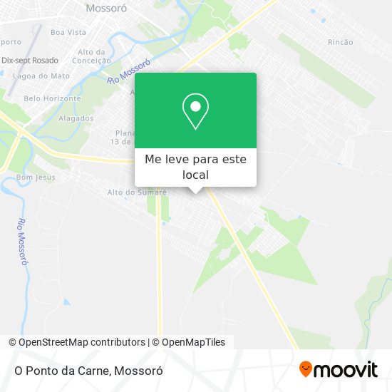 O Ponto da Carne mapa