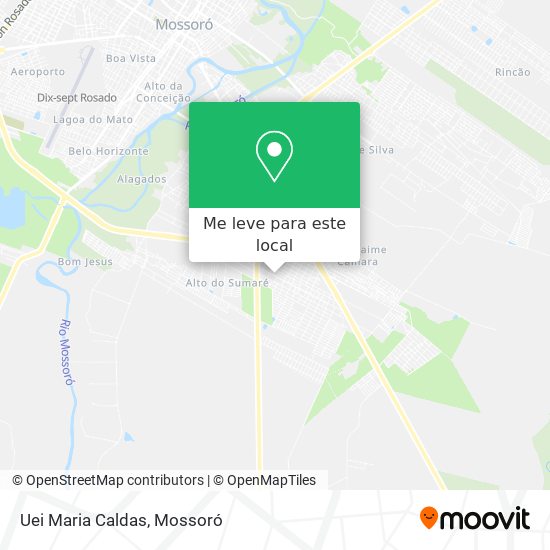 Uei Maria Caldas mapa