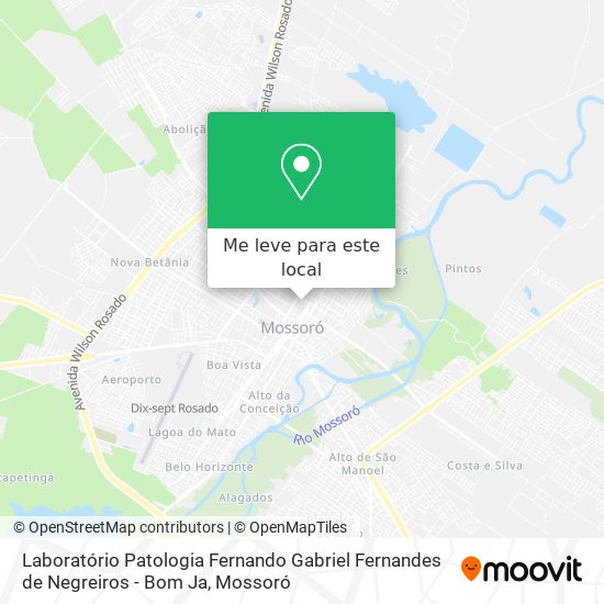 Laboratório Patologia Fernando Gabriel Fernandes de Negreiros - Bom Ja mapa