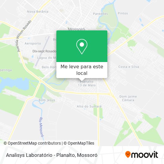 Analisys Laboratório - Planalto mapa