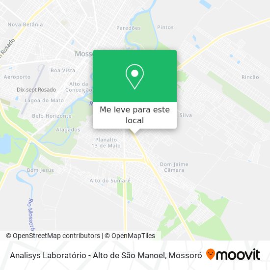 Analisys Laboratório - Alto de São Manoel mapa
