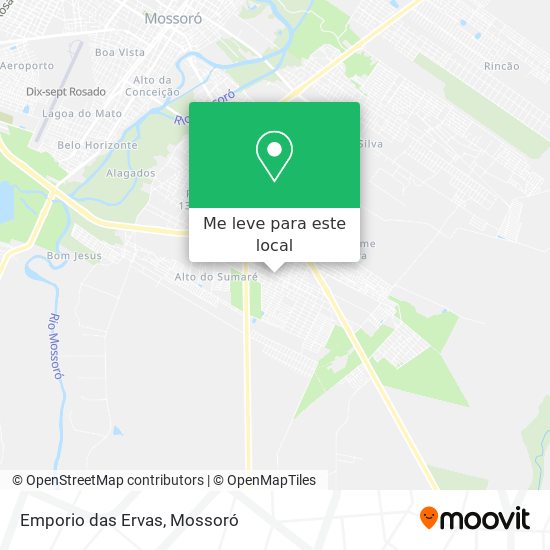 Emporio das Ervas mapa