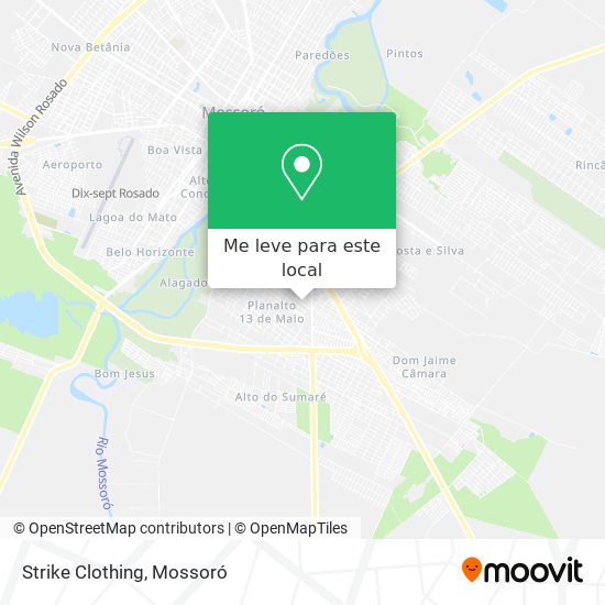 Strike Clothing mapa