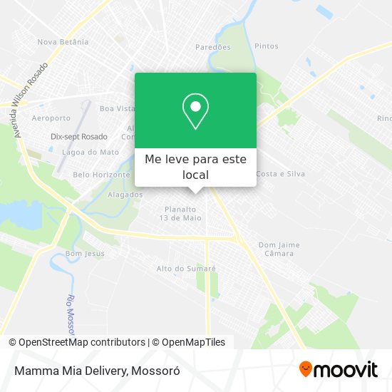 Mamma Mia Delivery mapa