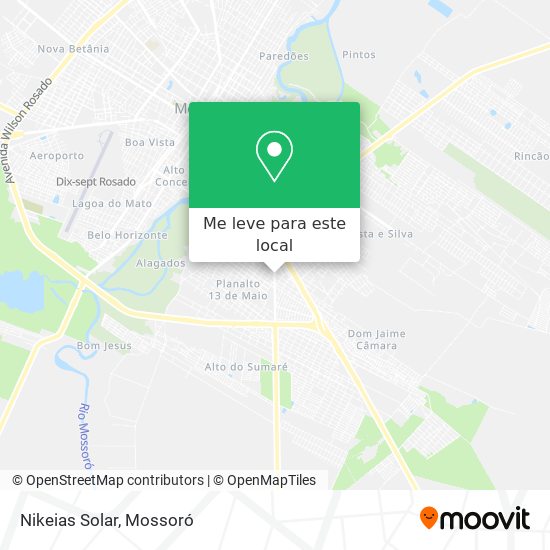 Nikeias Solar mapa