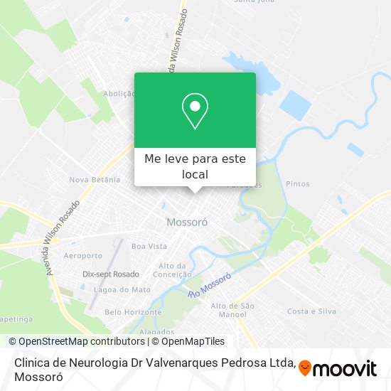 Clinica de Neurologia Dr Valvenarques Pedrosa Ltda mapa