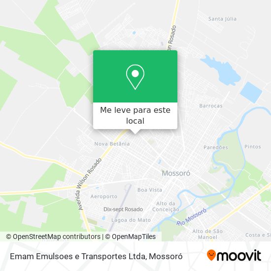 Emam Emulsoes e Transportes Ltda mapa