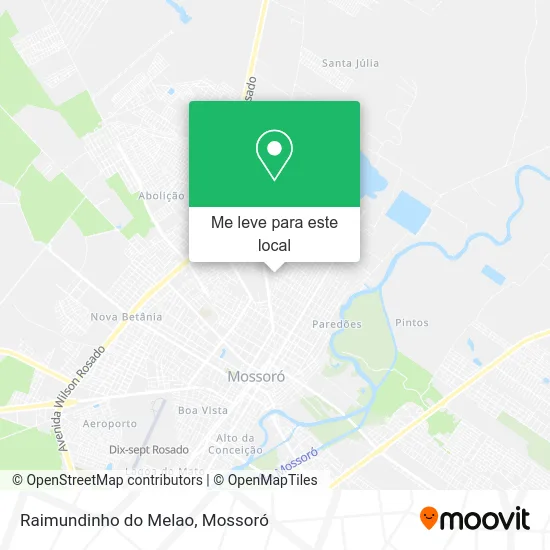 Raimundinho do Melao mapa