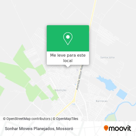 Sonhar Moveis Planejados mapa