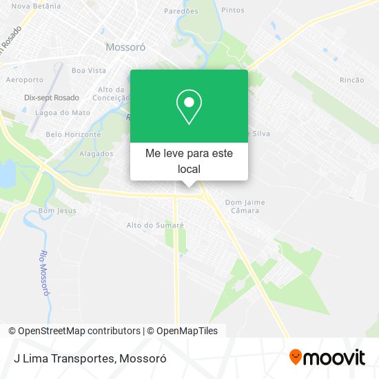 J Lima Transportes mapa