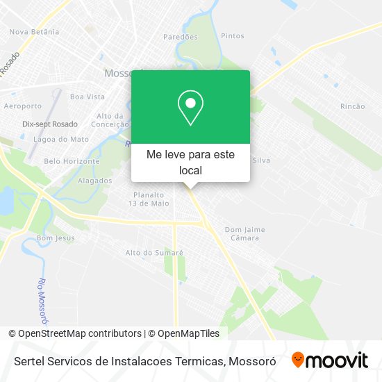 Sertel Servicos de Instalacoes Termicas mapa