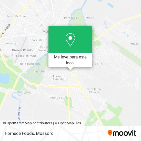 Fornece Foods mapa