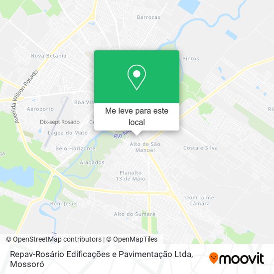 Repav-Rosário Edificações e Pavimentação Ltda mapa