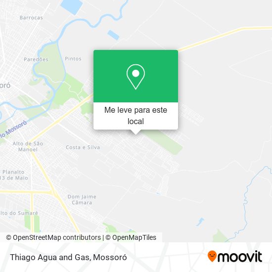 Thiago Agua and Gas mapa