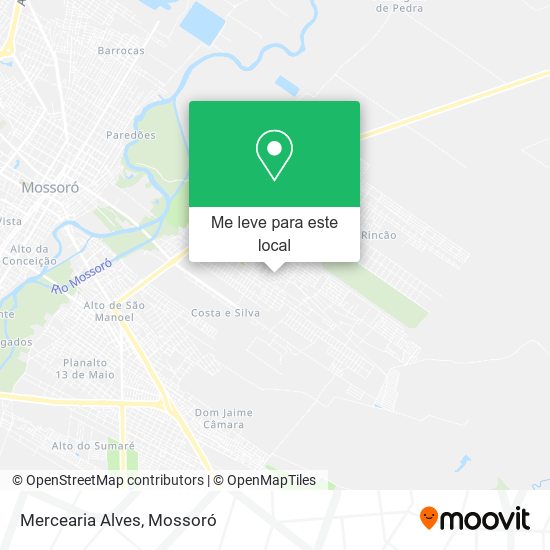 Mercearia Alves mapa