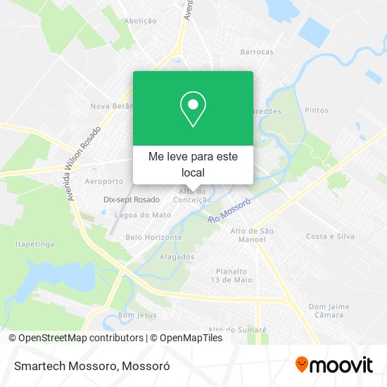 Smartech Mossoro mapa