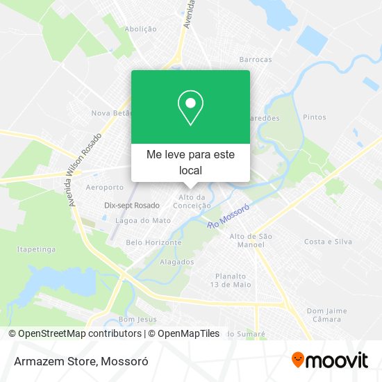 Armazem Store mapa