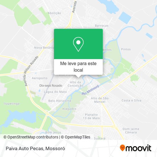 Paiva Auto Pecas mapa