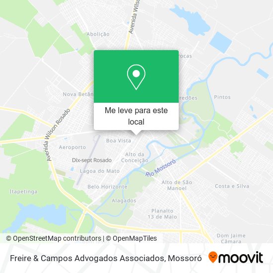 Freire & Campos Advogados Associados mapa