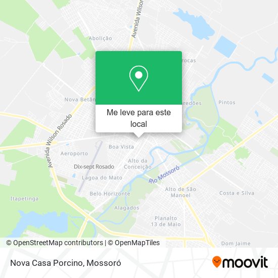 Nova Casa Porcino mapa
